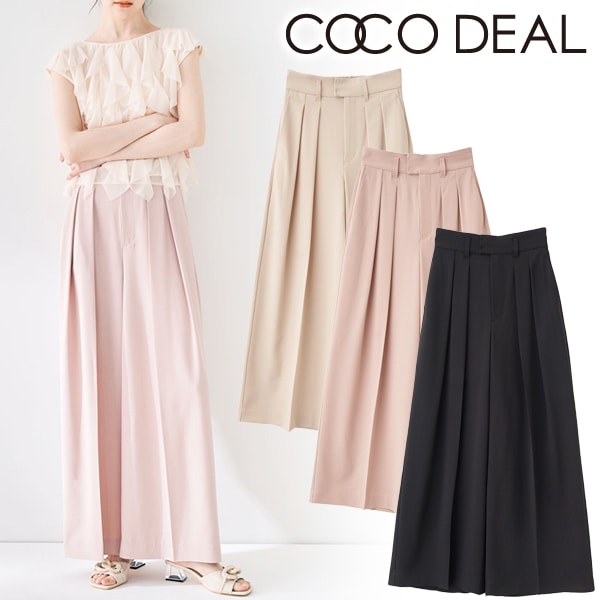 coco 様 2点セット SALE70%OFF】COCODEAL ココディール ツイード調サイドスリット