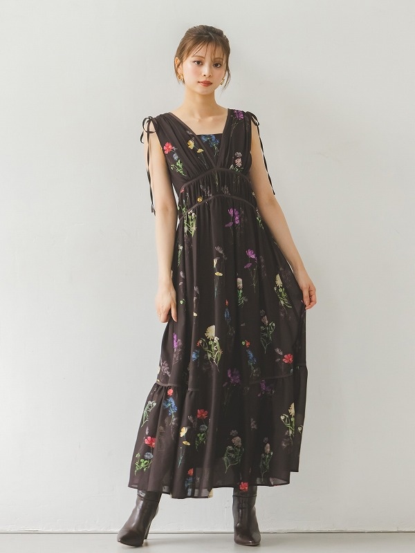 期間限定20%OFF】SNIDEL スナイデル フラワードロストディティール