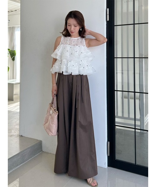 ��SOLD OUT�ۡڴ��ָ���10%OFF��SNIDEL ���ʥ��ǥ�  ��åե른�㥬���ɥܥ�塼��֥饦�� SWFB261175  /����󥻥������Բľ��� �������ˤ�15���ޤ�¨��ȯ��(���˰ʳ�)��
