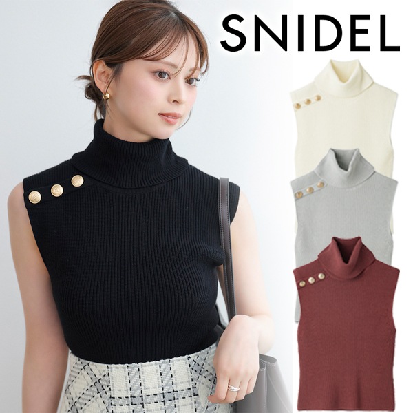�ڴ��ָ���10%OFF��SNIDEL ���ʥ��ǥ�  ��ܥ����դ��Ρ�����ץ륪���С� SWNT264169 /����󥻥������Բľ��ʡ������ˤ�15���ޤ�¨��ȯ��(���˰ʳ�)��