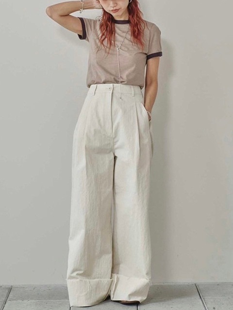 TODAYFUL Compact Ringer Tee コンパクトリンガーTシャツ