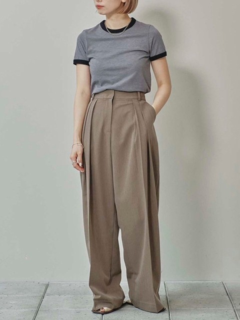 トップス TODAYFUL Compact Ringer Tee TODAYFUL(トゥデイフル) / Life's online store（ライフズ