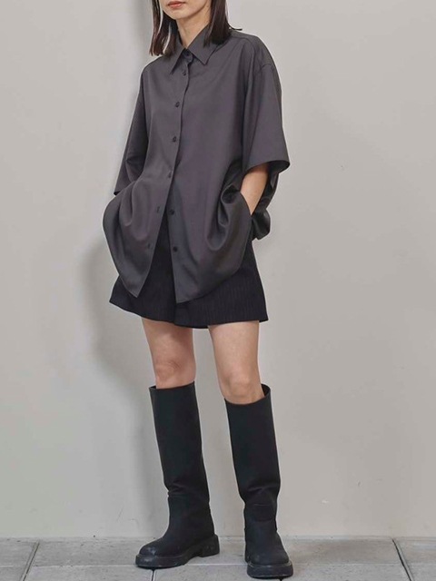 TODAYFUL �ȥ��ǥ��ե�  Silk100% Halfsleeve Shirts 12520413 /����󥻥������Բľ��ʡ������ˤ�15���ޤ�¨��ȯ��(���˰ʳ�)��