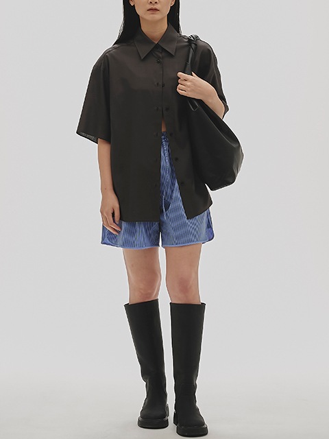 TODAYFUL �ȥ��ǥ��ե�  Silk100% Halfsleeve Shirts 12520413 /����󥻥������Բľ��ʡ������ˤ�15���ޤ�¨��ȯ��(���˰ʳ�)��