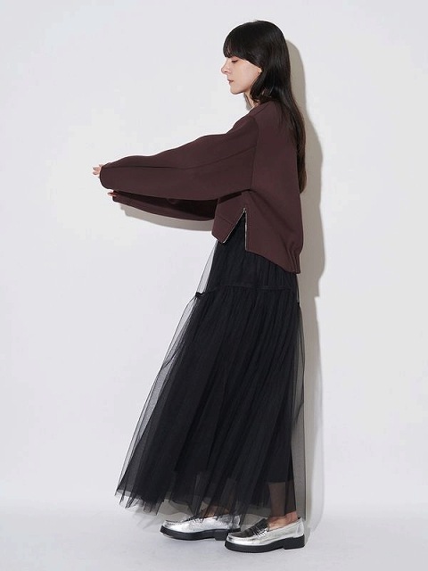 期間限定10%OFF】ELENDEEK エレンディーク CURVE LINE TULLE SK
