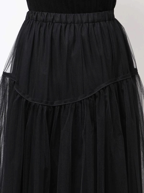 期間限定10%OFF】ELENDEEK エレンディーク CURVE LINE TULLE SK
