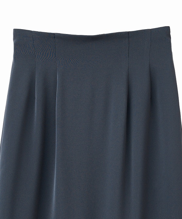 SOLD OUT】COCODEAL ココディール レーストリムサテンナロースカート