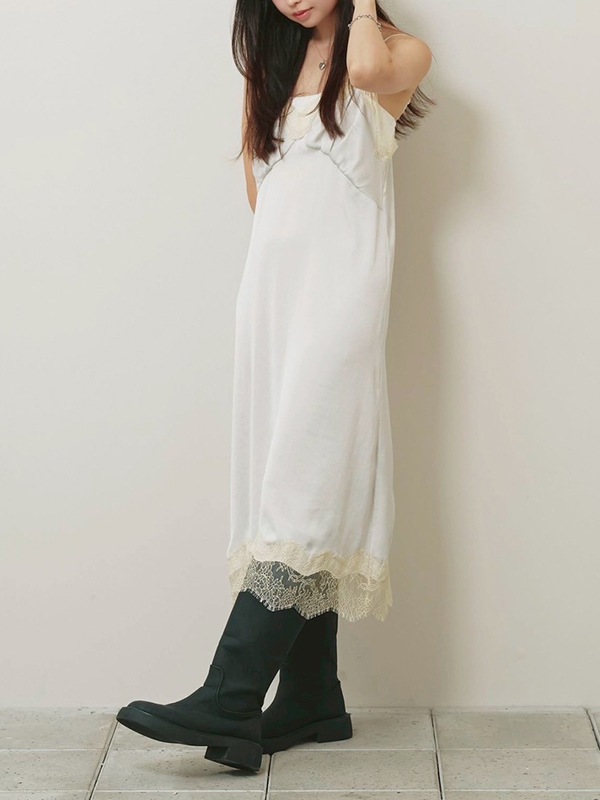 ��ͽ���ʡ�TODAYFUL �ȥ��ǥ��ե�  Satin Lace Dress 12610317 6�����7��������ͽ�� /����󥻥������Բľ���