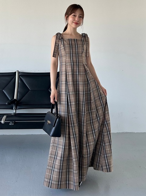 期間限定20%OFF】SNIDEL スナイデル タックキャミワンピース