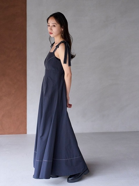 期間限定20%OFF】SNIDEL スナイデル タックキャミワンピース