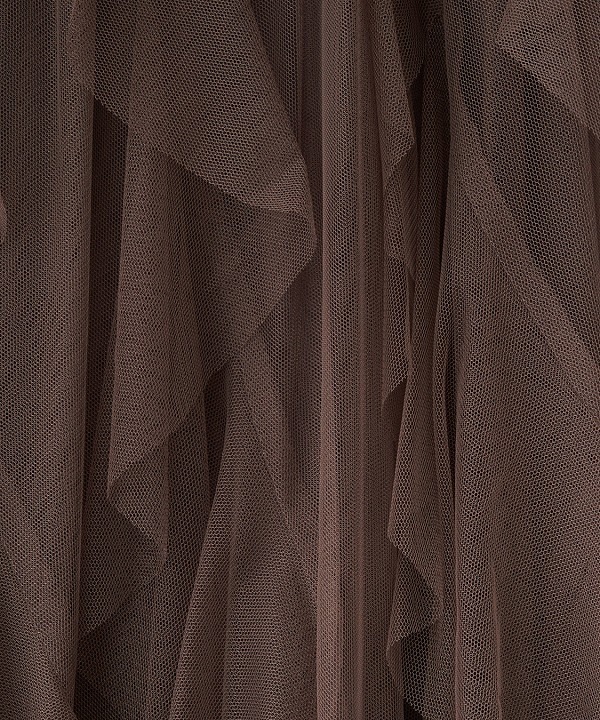 COCODEAL ココディール チュールエスカルゴフリルフレアスカート