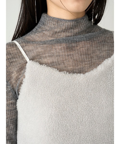 SALE50%OFF】FRAY I.D フレイアイディー エコファーラメキャミ