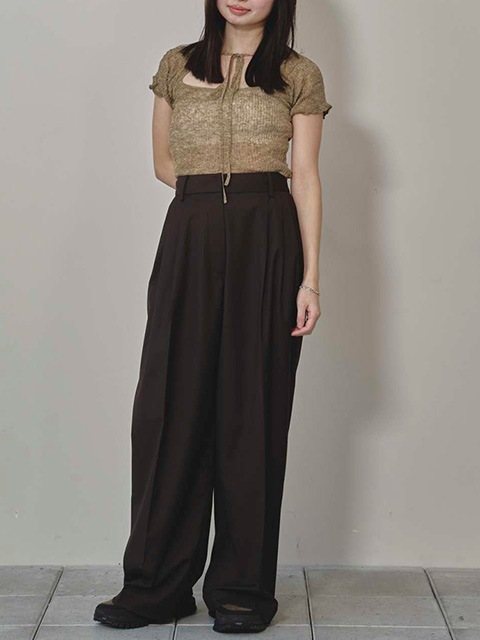 TODAYFUL 2way Sheer Knittops 新品　アイスブルー TODAYFUL トゥデイフル 2way Sheer Knittops 即納 : RAPTURE
