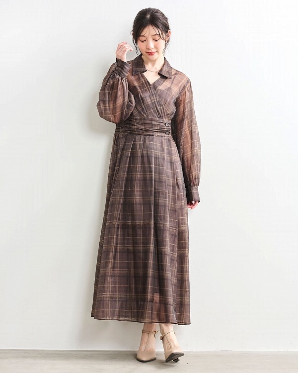 SALE30%OFF】COCODEAL ココディール チェックシャツワンピース