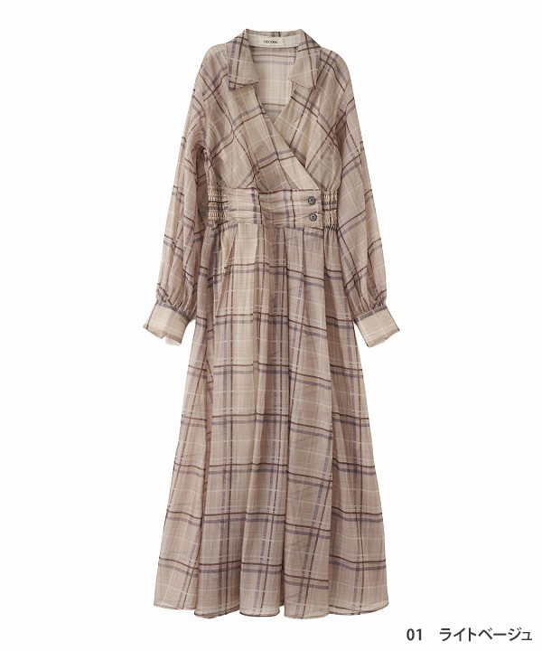 ココディール　ワンピース 楽天市場】【即日発送(火曜除く)】COCODEAL ココディール ギャザード