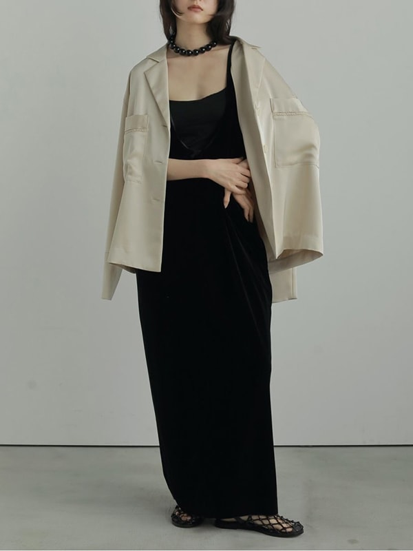 ànuke /アンヌーク Velour Uneck Onepieceブラウン38 ànuke /アンヌーク Velour Uneck Onepieceブラウン38 Velour Uneck