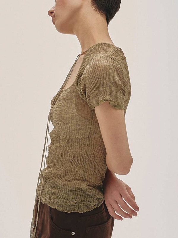 TODAYFUL トゥデイフル 2way Sheer Knittops 12610524 /キャンセル返品