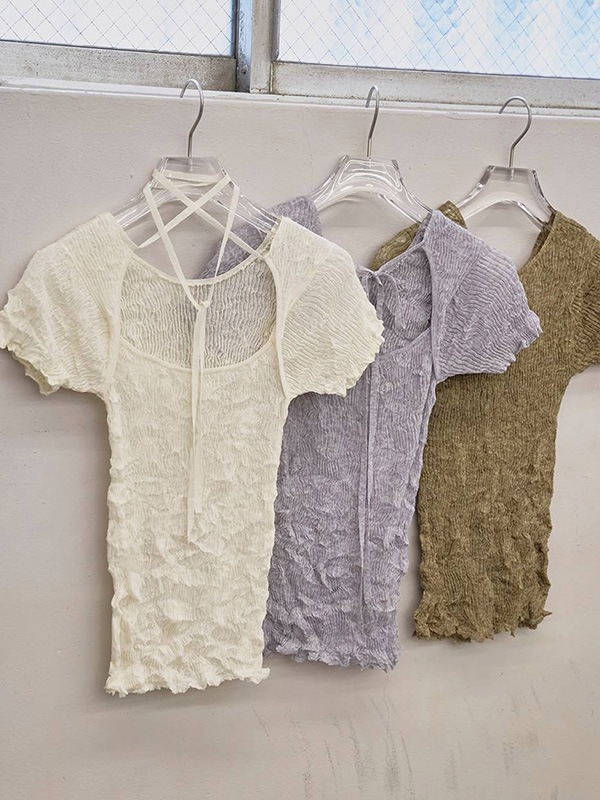 TODAYFUL トゥデイフル 2way Sheer Knittops 12610524 /キャンセル返品