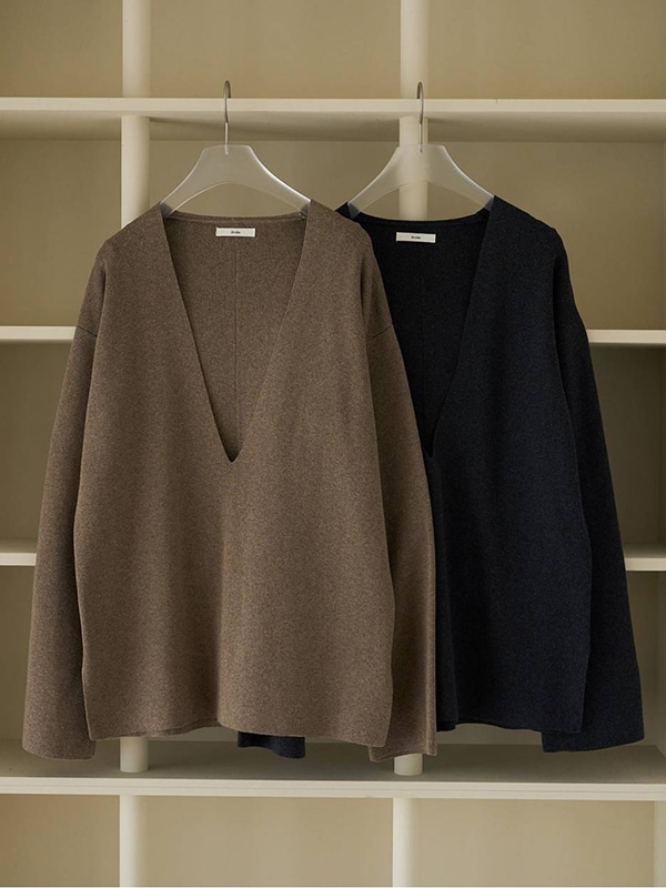��SOLD OUT��anuke ����̡���  Deep Vneck Knit 62620525 ����󥻥������Բľ��ʡ������ˤ�15���ޤ�¨��ȯ��(���˰ʳ�)��
