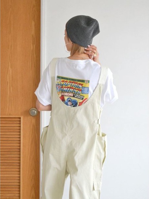 SALE50%OFF】Ungrid アングリッド Captain America/ロゴTee
