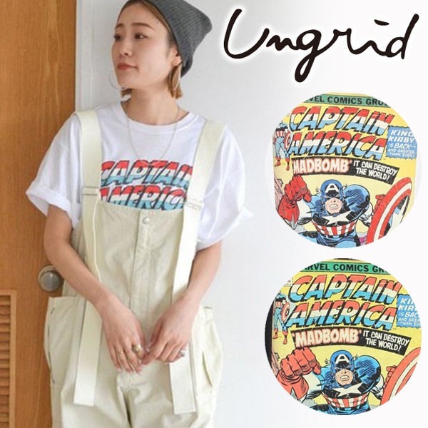 数量限定SALE SALE50%OFF】Ungrid America/ロゴTee Captain アングリッド トップス