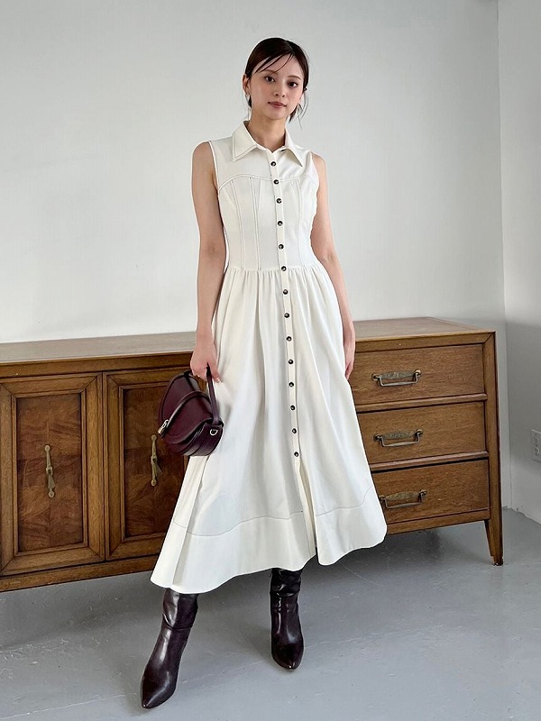 SALE50%OFF】SNIDEL スナイデル Sustainableコルセットディテール