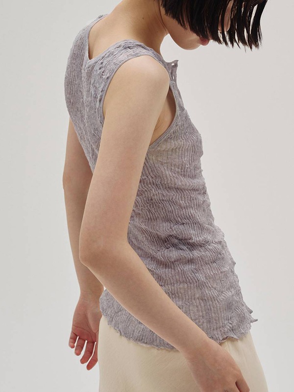 TODAYFUL トゥデイフル 2way Sheer Knitvest 12610523 /キャンセル返品