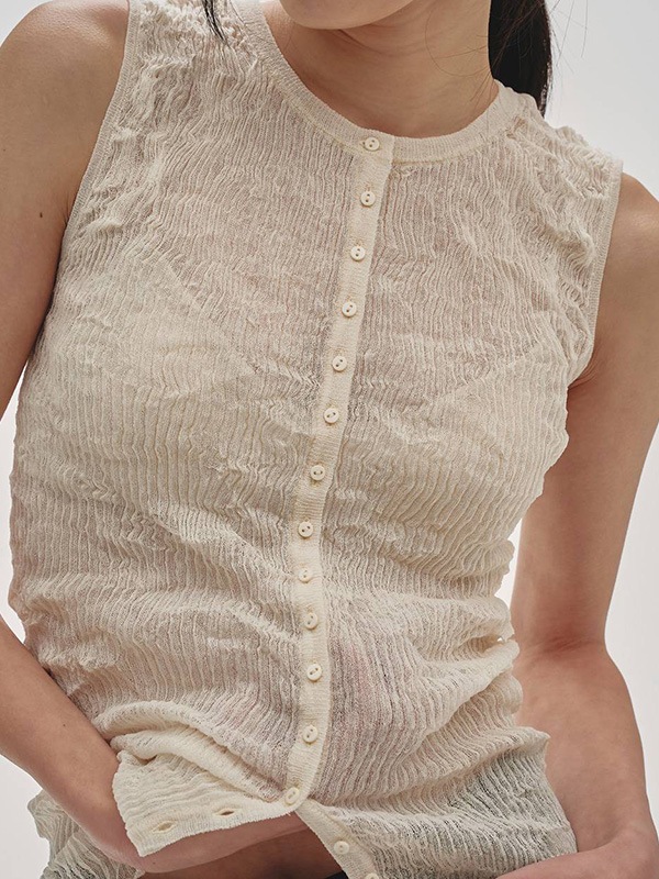 早い者勝ち！完売品　todayful 2way Sheer Knitvest TODAYFUL トゥデイフル 2way Sheer Knitvest 12610523 /キャンセル返品