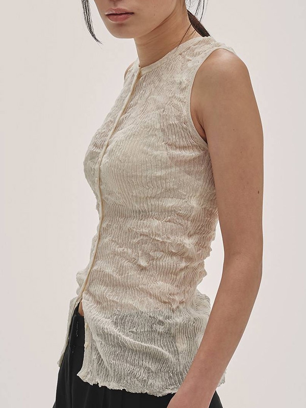 TODAYFUL トゥデイフル 2way Sheer Knitvest 12610523 /キャンセル返品