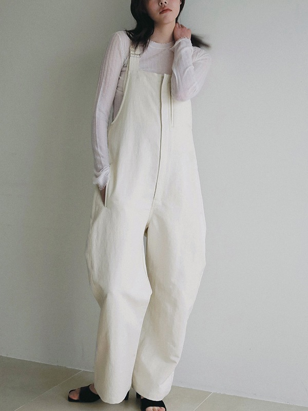 anuke ����̡���  Cotton Wide Salopette 62620304 ����󥻥������Բľ��� �������ˤ�15���ޤ�¨��ȯ��(���˰ʳ�)��