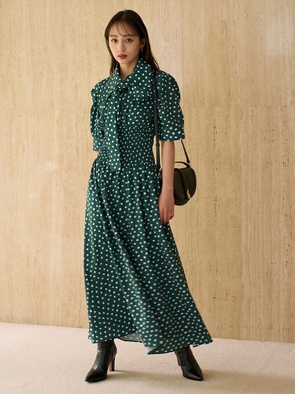 ��SALE50%OFF��SNIDEL ���ʥ��ǥ�  �ɥåȥܥ���������ĥ��ԡ��� SWFO254173 /����󥻥������Բľ��ʡ������ˤ�15���ޤ�¨��ȯ��(���˰ʳ�)��