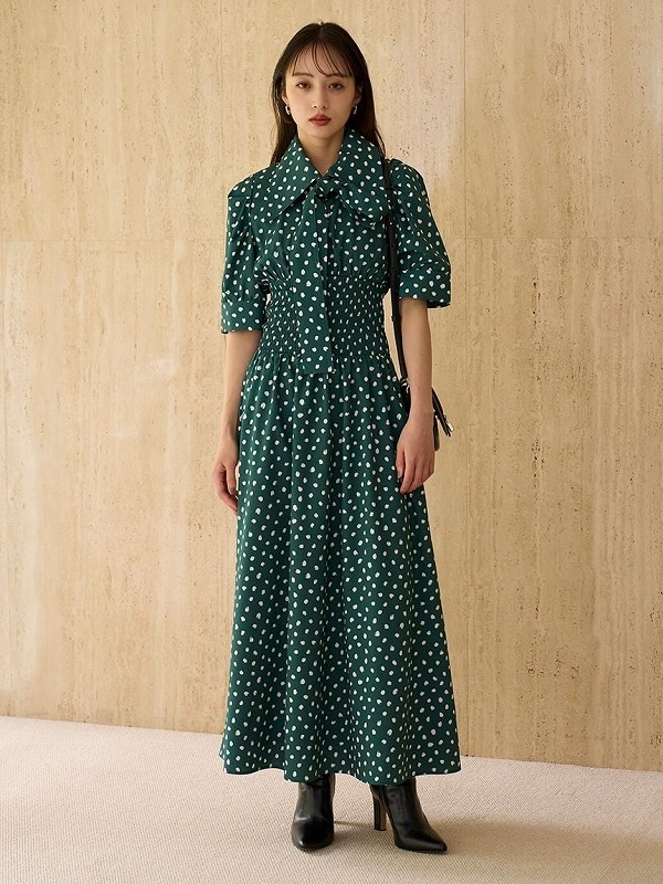 ��SALE50%OFF��SNIDEL ���ʥ��ǥ�  �ɥåȥܥ���������ĥ��ԡ��� SWFO254173 /����󥻥������Բľ��ʡ������ˤ�15���ޤ�¨��ȯ��(���˰ʳ�)��