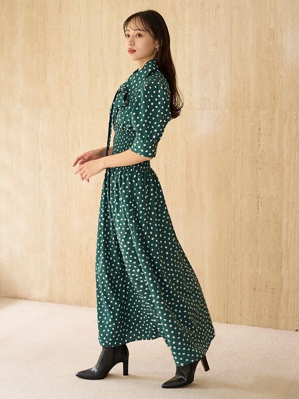 ��SALE50%OFF��SNIDEL ���ʥ��ǥ�  �ɥåȥܥ���������ĥ��ԡ��� SWFO254173 /����󥻥������Բľ��ʡ������ˤ�15���ޤ�¨��ȯ��(���˰ʳ�)��