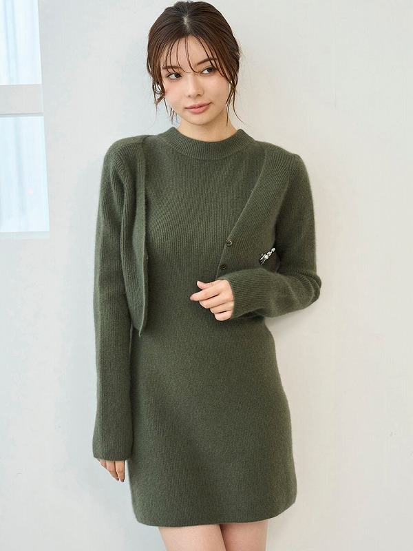 期間限定12%OFF】SNIDEL スナイデル ラクーン畦ノースリミニワンピース