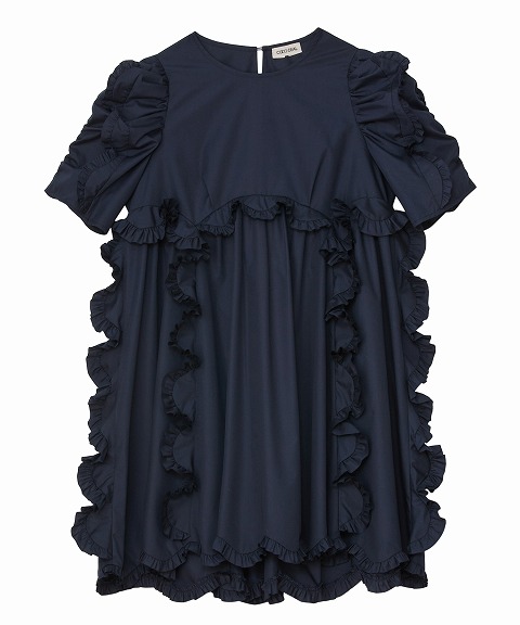 COCO DEAL T/Cフリルチュニック 新品 入手困難 COCO DEAL T/Cフリルチュニック ブルー - メルカリ