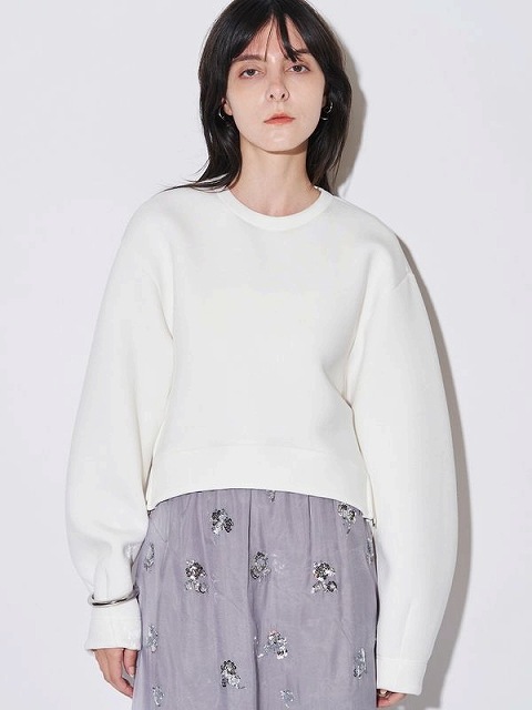 期間限定10%OFF】ELENDEEK エレンディーク TUCK HEM CROPPED CS