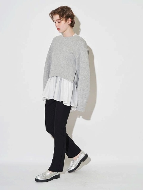 期間限定10%OFF】ELENDEEK エレンディーク TUCK HEM CROPPED CS