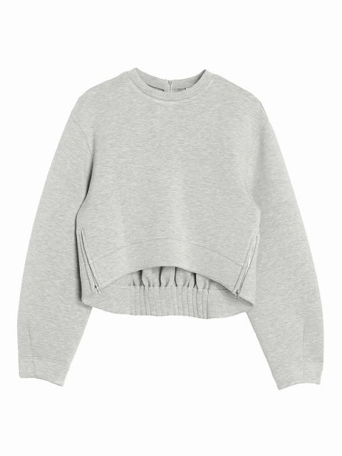 期間限定15%OFF】ELENDEEK エレンディーク TUCK HEM CROPPED CS