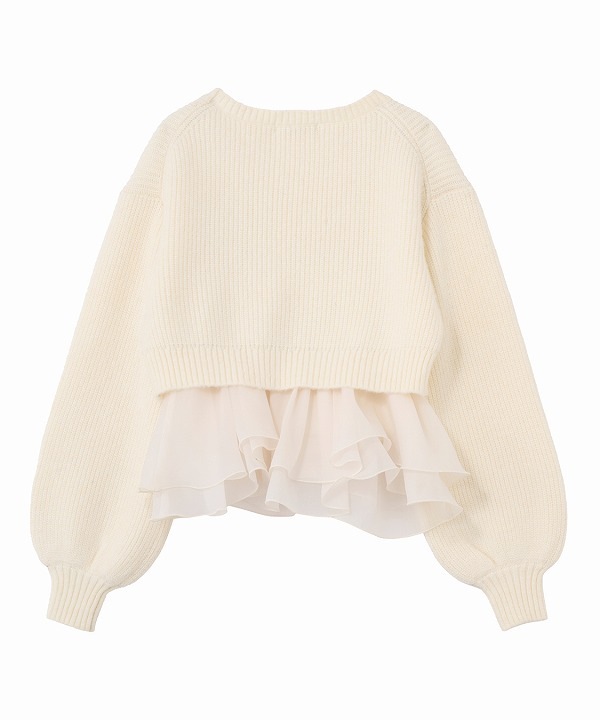 SALE30%OFF】COCODEAL ココディール ペプラムブラウス×パフスリーブ