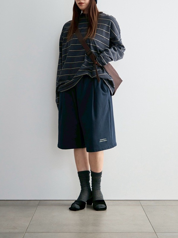 anuke ����̡���  Border Loose Long T-shirts 62620620  /����󥻥������Բľ��� �������ˤ�15���ޤ�¨��ȯ��(���˰ʳ�)��
