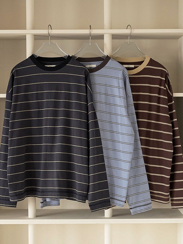 anuke ����̡���  Border Loose Long T-shirts 62620620  /����󥻥������Բľ��� �������ˤ�15���ޤ�¨��ȯ��(���˰ʳ�)��