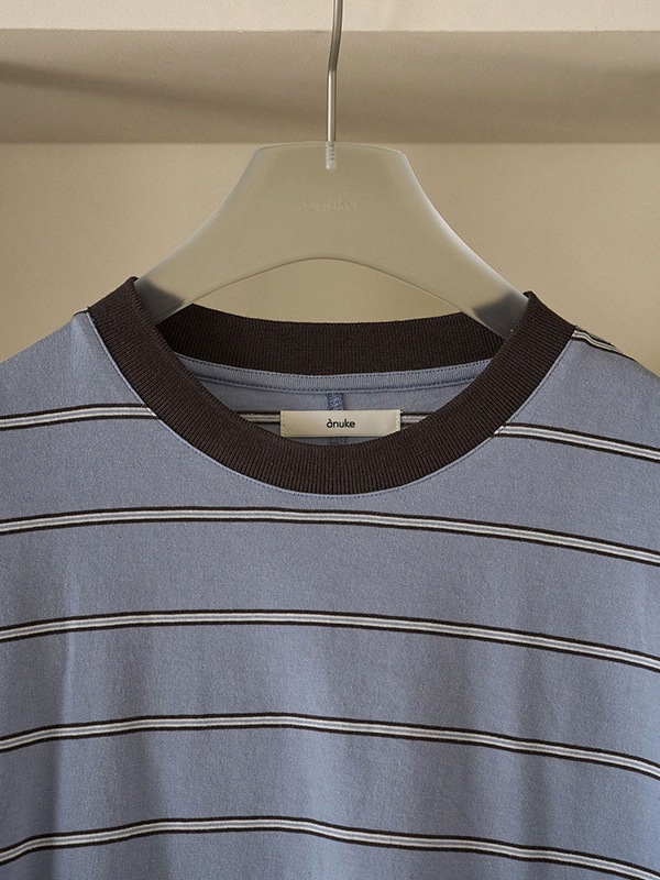 anuke ����̡���  Border Loose Long T-shirts 62620620  /����󥻥������Բľ��� �������ˤ�15���ޤ�¨��ȯ��(���˰ʳ�)��