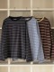 anuke ����̡���  Border Loose Long T-shirts 62620620  /����󥻥������Բľ��� �������ˤ�15���ޤ�¨��ȯ��(���˰ʳ�)��