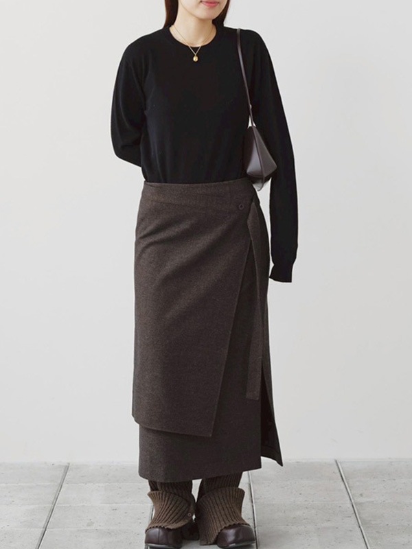 ��ͽ���ʡ�TODAYFUL �ȥ��ǥ��ե�  Wool Wrap Skirt 12620806 11������12��������ͽ�� /����󥻥������Բľ���
