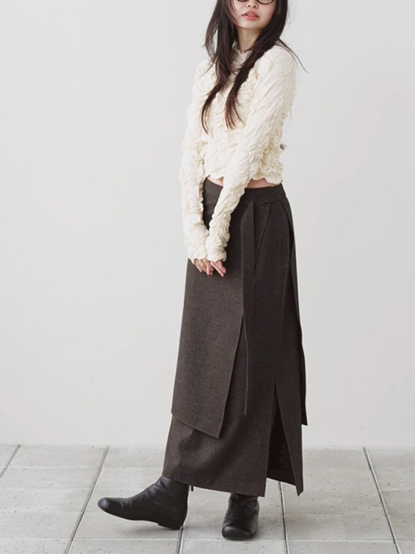 ��ͽ���ʡ�TODAYFUL �ȥ��ǥ��ե�  Wool Wrap Skirt 12620806 11������12��������ͽ�� /����󥻥������Բľ���