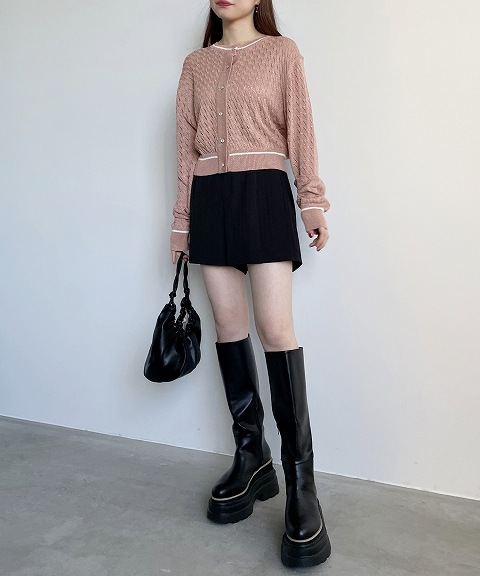 SALE50%OFF】COCODEAL ココディール ヘリンボーンハイウエスト