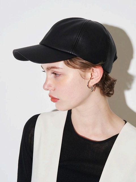 SALE30%OFF】ELENDEEK エレンディーク FAKE LEATHER CAP フェイク