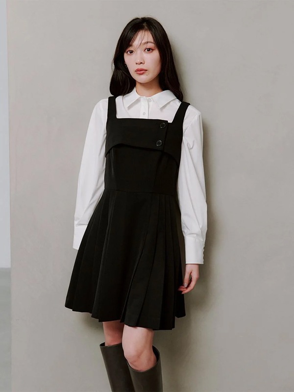 完売色♥️新作新品✨ SNIDEL スナイデル ミニジャンスカ GRY0 🎀SNIDEL【新作】大人な印象のジレ風ミニジャンスカ🎀 | ウサギ