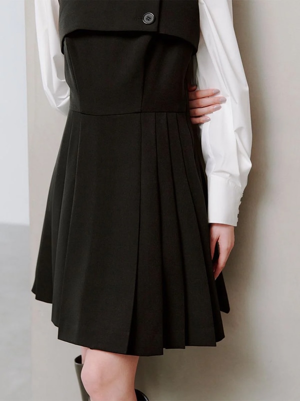 スナイデル　プリーツミニジャンスカ プリーツミニジャンスカ（ミニワンピース）｜SNIDEL（スナイデル