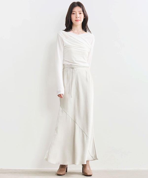 COCODEAL ココディール オフショルタックカットソートップス